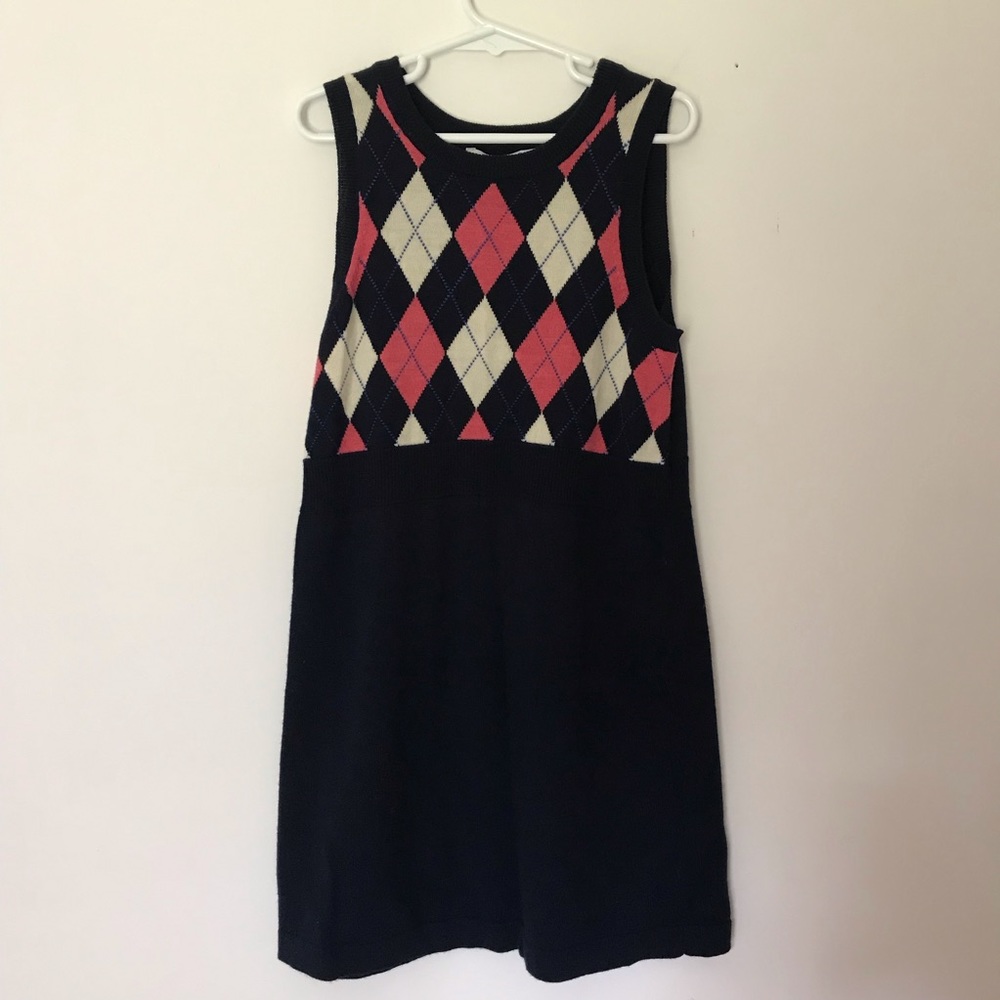 Brooks Brothers Argyle Sweater Dress